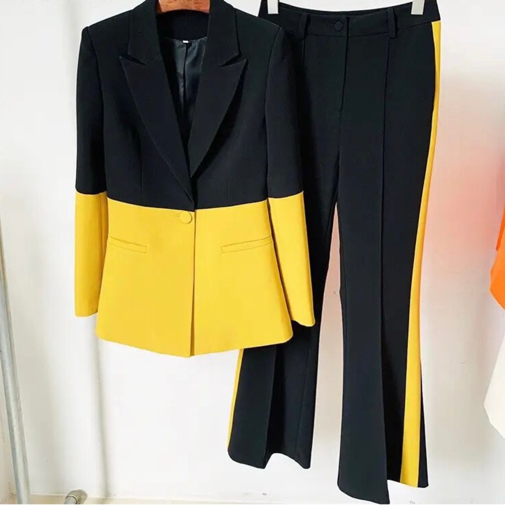 Two tone pantsuit